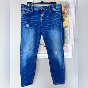 Dear John Jeans Womens 31X27 Joyrich Comfort Skinny Distressed Denim Stretch
